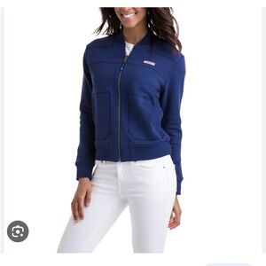 VINEYARD VINES REVERSIBLE SHEP SHIRT BOMBER JACKET